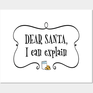 Dear Santa I Can Explain COOKIES Posters and Art